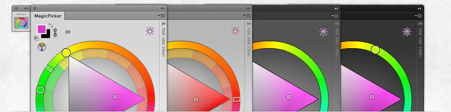 MagicPicker Photoshop color wheel