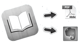 Convert iBooks highlights to PDF or Evernote notebook